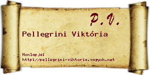 Pellegrini Viktória névjegykártya